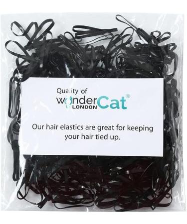 700 PCS Black Small Hair Elastic Bands for Hair - Elastic Hair Bands for Styling - Buy Online on SooperMarket.com
