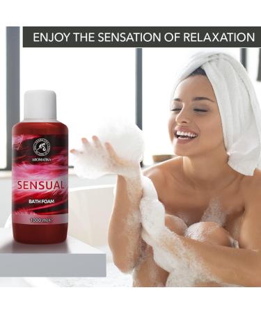 Bath Foam Sensual - 34 Fl Oz | Relaxing Aromatherapy & Wellness for a Good Sleep - Luxury Spa Bubble Bath Experience - Buy Online on SooperMarket.com