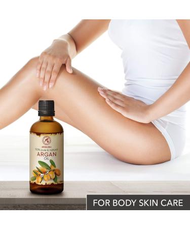 Pure Cold-Pressed Argan Oil 100ml - Argania Spinosa for Skin Hair & Nails - Natural Facial Care & Body Care - Buy Online on SooperMarket.com