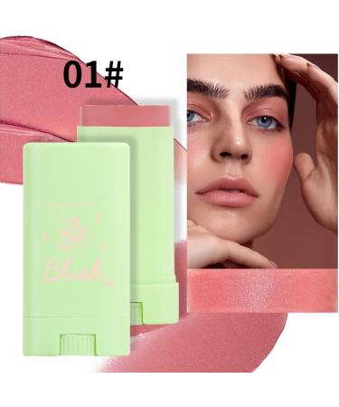 Lovelycat Colorful Moisturizing Stick Colorful Makeup Pink Stick Lasting Natural Makeup Eye Shadow Lip Cheek Waterproof for All Skin (pink One Size) Pink 1 g (Pack of 1) - Buy Online on SooperMarket.com