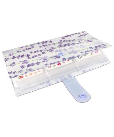 240 Slots Wisteria Nail Art Book Nail Stickers Collecting Album Nail Decals Storage Book Nail Stamping Plate Holder for Nail Art Stickers Display Showing Collecting Book