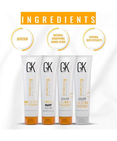 GK HAIR Global Keratin Smoothing Treatment - Professional Brazilian Complex | 3.4 Fl Oz/100ml - Buy Online on SooperMarket.com