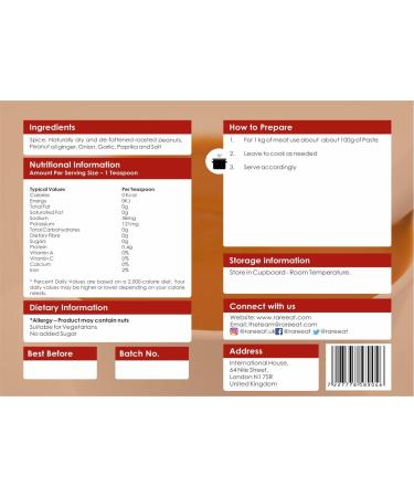 Nigerian Authentic Suya Paste/Yaji/Barbeque Spice 200g| Hot - Buy Online on SooperMarket.com