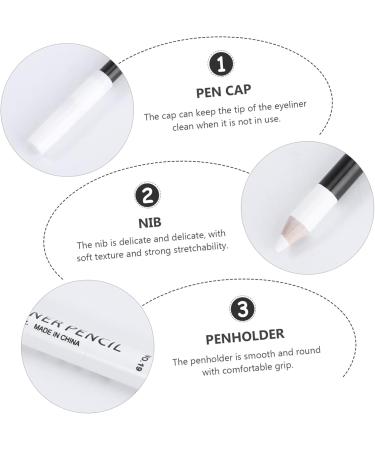 NOLITOY 12pcs Eyeliner Pencil Eyeshadow Highlighters Micro Brow Pen Lying Silkworm Pen Active Eyeliner Brush - Buy Online on SooperMarket.com