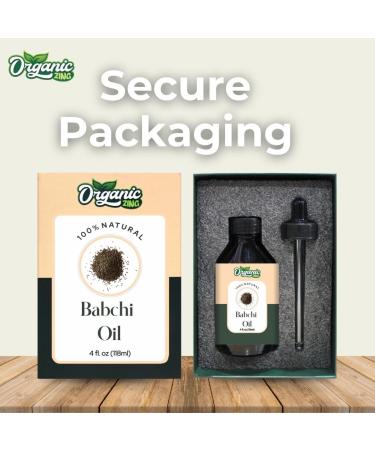 Organic Zing Babchi (Psoralea Corylifolia) Oil | Pure & Natural Carrier Oil for Skincare Massage Aroma & Diffusers - 118ml/3.99fl oz - Buy Online on SooperMarket.com