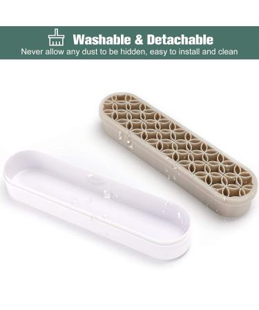 Lolalet 2 Pack Silicone Makeup Brush Holder Organizer - Multipurpose Desktop Stand for Brushes, Pencils, and Craft Tools - Buy Online on SooperMarket.com