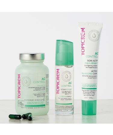 Topicrem - AC Control Intensive Serum - Anti-Blemish Sebum Regulator and Residual Marks - Sensitive Skin Combination to Oily Skin - Acne Tendency - Teens & Adults - 32 ml - Buy Online on SooperMarket.com
