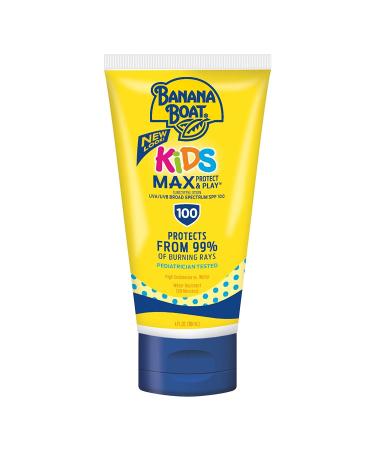 Banana Boat SPF 100 Kids Max Protect & Play Lotion 4oz (118ml) - Pack of 3 - Buy Online on SooperMarket.com
