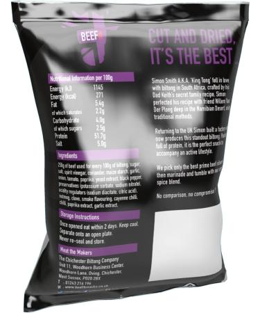 BEEFit BBQ Biltong Beef Jerky 10x30g - High Protein, Gluten Free, Keto Friendly - Buy Online on SooperMarket.com