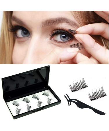 3D Reusable Magnetic Eyelashes - Lightweight, Natural Look, Easy to Wear - No Glue Needed! Includes Tweezers - 1 Count - Buy Online on SooperMarket.com