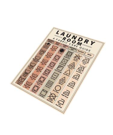 Laundry Care Guide Easy To Follow Instructions Magnets Laundry Symbols For Washing Machine Laundry Guide Magnet For Home