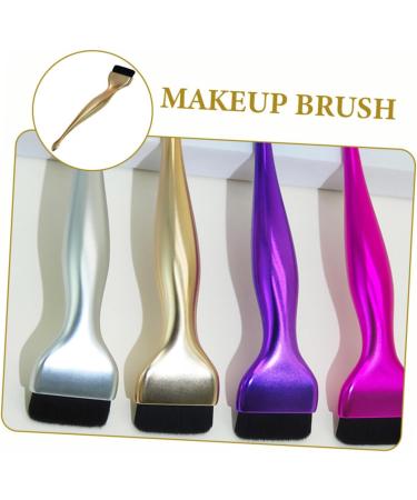 PLAFOPE Foundation Brush Makeup Brush Make up Brush for Liquid Foundations Brush for Makeup Foundation Brush for Foundation Women Foundation Liquid Brush Artificial Fiber 16.20X3.50X1.20CM Golden - Buy Online on SooperMarket.com