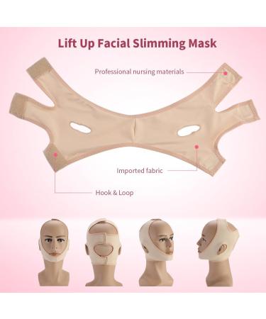 V Facial Mask for Cheek Lifting & Anti-Aging - Slim Belt & Double Chin Reducer - Buy Online on SooperMarket.com