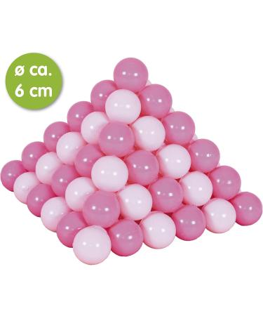 Knorrtoys 56755 - Soft Pink Ball Set ( 6 cm) - 100 Count - Perfect for Playtime | International Shipping Available - Buy Online on SooperMarket.com