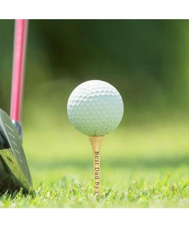 Dad Golf Bag Tag with 5 Tees Set - Funny Father's Day Gift for Golf Lover - Best Dad By Par - Christmas Stocking Stuffer Idea for Men - Buy Online on SooperMarket.com