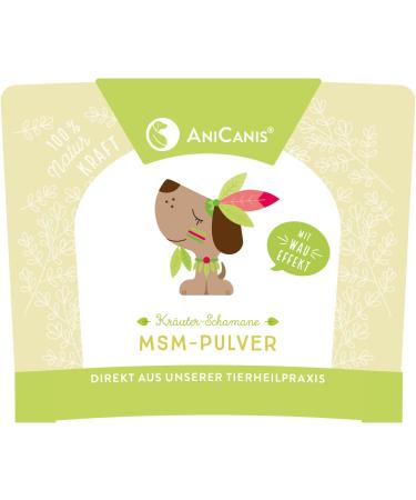 Anicanis MSM Sulfur Powder for Dogs & Cats - Joint Fur & Skin Supplement - 200g Veterinary-Approved Nutritional Additive - Buy Online on SooperMarket.com