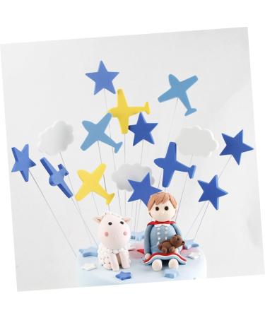 Alipis 48 Pcs Plane Cake Toppers Birthday Party Plane Cupcake Toppers Capacillos Para Cupcake Iron Wire Cake Picks Cupcake Party Picks Decor Cloud Cupcake Toppers Baby Dessert Airplane - Buy Online on SooperMarket.com