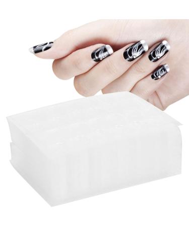 50 Sheet Waterproof Double Sided Fake Nail Adhesive Tabs Transparent Gel Nail Tape Self Adhesive Perfect for Professional and Family Use with 12 Different Sizes - Buy Online on SooperMarket.com
