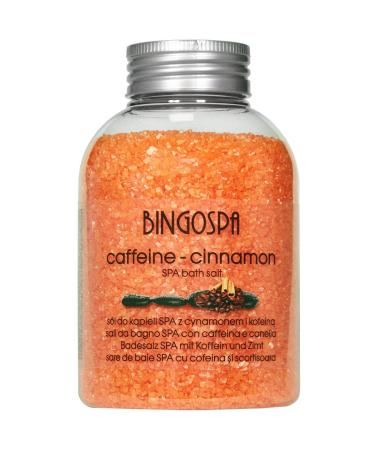 Anti-Cellulite Bath Salt Caffeine and Cinnamon 600 g BINGOSPA
