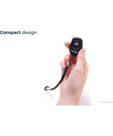 Photomyne Wireless Camera Shutter Clicker | Remote Control for iPhone & Android | Selfie Button with Wrist Strap - 1 Pack - Buy Online on SooperMarket.com