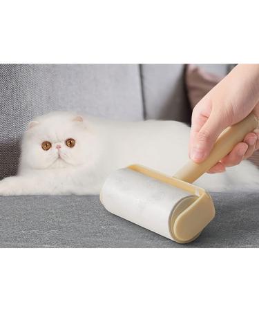 Extra Sticky Lint Roller for Pet Hair - Yellow Cat & Dog Hair Remover for Couch Clothes & Furniture | Effective Fur Removal Tool - Buy Online on SooperMarket.com