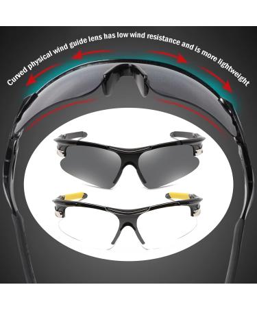 Buy BDSHUNBF Sports Sunglasses - UV400 Bicycle Glasses for Men | Windproof & Fast Perfect for Cycling & Outdoor Activities - Buy Online on SooperMarket.com