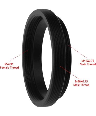 Astromania M48X0.75 to M42X0.75 Male Telescope Adapter - Compatible with M42X1 Female Thread - Buy Online on SooperMarket.com