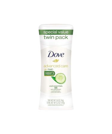 Dove Advanced Care Go Fresh Anti-Perspirant Deodorant Cool Essentials 2 Pack - 2.6 oz Each - Buy Online on SooperMarket.com