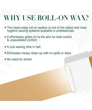 Clean + Easy Large Roll-On Wax Warmer - Professional Waxing Spa System - Unit (120V) - Buy Online on SooperMarket.com