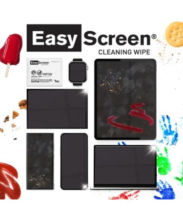 Easy Screen Cleaning Wipes - 50 Packets for Electronics Touchscreens & Glasses - Premium Cleaners for Home & Office - Buy Online on SooperMarket.com