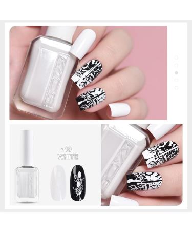 4 Colours 10ml Nail Polish Set Printed Jelly Nail polish Gold silver metallic colors Nail Pigment Polish Lacquer Nail Art Design Drawing Tool - Buy Online on SooperMarket.com