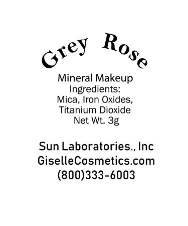 Giselle Cosmetics Organic Mineral Eyeshadow - Grey Rose | 3g - Buy Online on SooperMarket.com
