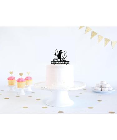ximoogoooz Funny Fishing Wedding Cake Topper - Best Catch Ever - Groom Hugging Bride Fishing Couple Cake Topper Mr&Mrs Wedding Cake Topper (Fishing Couple) - Buy Online on SooperMarket.com