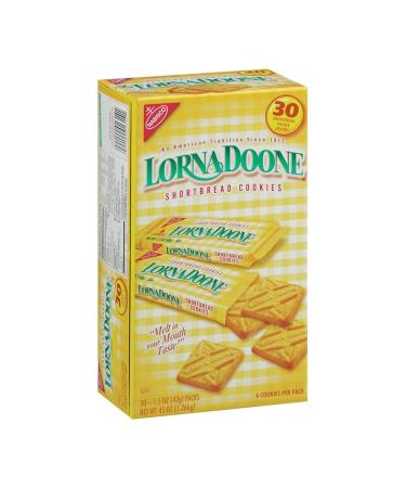 Nabisco Lorna Doone Shortbread Cookies - 30 Ct. - SCS Butter 1.5oz (Pack of 30) - Buy Online on SooperMarket.com
