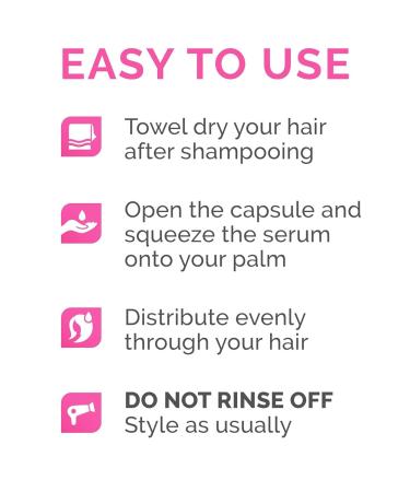 Hair Treatment Serum & Capsule Oil - No Rinse Argan Macadamia Avocado | Vitamins A C E Pro B5 - Conditioner for All Hair Types (40 Capsules - Buy Online on SooperMarket.com