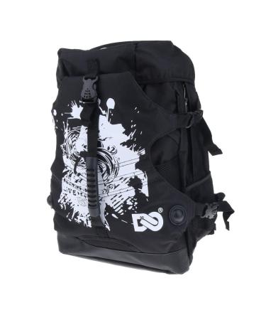 Tubayia Roller Skates Backpack Inline Skates Storage Bag Shoulder Bag for Kids and Adults Black A