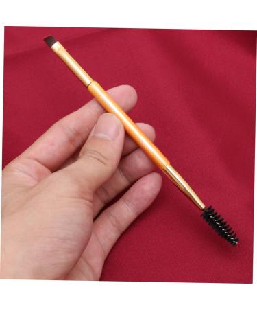 Baluue 9 Pcs Makeup Brush for Eyebrow Double Head Makeup Brush Eyebrow Brush Brow Powder Brush Golden - Buy Online on SooperMarket.com