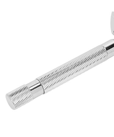 Premium Silver Manual Safety Razor for Men | Exquisite Craftsmanship | International Shipping Available - Buy Online on SooperMarket.com