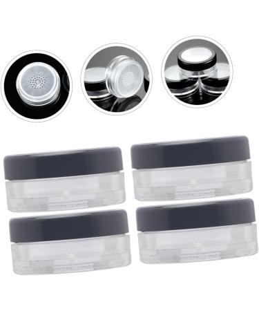 Angoily 4pcs Powder Box Powder Puff Blush for Cheeks Clear Makeup Jar Travel Accessories As Cosmetic - Buy Online on SooperMarket.com