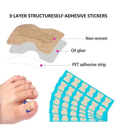 Toenail Patch Ingrown Toenail Toenail Correction Toenail Correction Patch Toenail Correction Patch Ingrown Toenail Nail Care 50 Pieces - Buy Online on SooperMarket.com