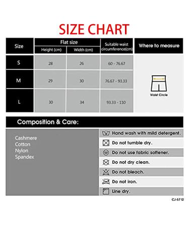 Thermal Lumbar Support Lower Back Belt Brace Cashmere Knit Stomach Kidney Warmer Thicken Thermal Cashmere Knit Warmer Band Abdominal Binder Stomach Lumbar Lower Back Support Brace Waist Grey (m) - Buy Online on SooperMarket.com