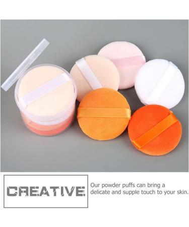 minkissy 8 Boxes Powder Puff Concealer Sponge Makeup Puff Wet Powder Pads Cosmetic Puffs Mineral Powder Pad Dry Powder Pad Dry Puffs Foundation Sponge Sponges Miss Flocking Round Small Puff - Buy Online on SooperMarket.com