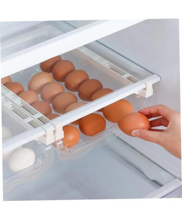 1pc Fridge Refrigerator Eggs Container Refrigerator Eggs Case Egg Carton Organizer Multifunction - Buy Online on SooperMarket.com