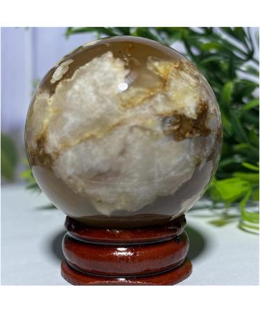 Natural Crystal Rough Natural Sphere Cherry Agate Crystal Ball Natural Gemstones Reiki Quartz Sphere Fengshui Home Decoration 1pc (Color : 120-130g) - Buy Online on SooperMarket.com