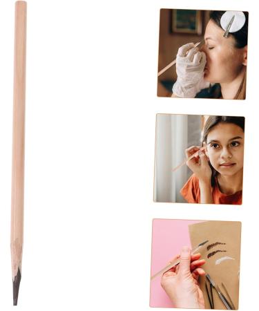 WOONEKY Pencil Brow Pen Makeup Brow Pencil Shaper Pencil Wood Brow Pencil Coffee Wooden - Buy Online on SooperMarket.com