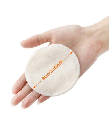 Eco-Friendly Reusable Makeup Remover Pads - Soft White | International Shipping Available - Buy Online on SooperMarket.com