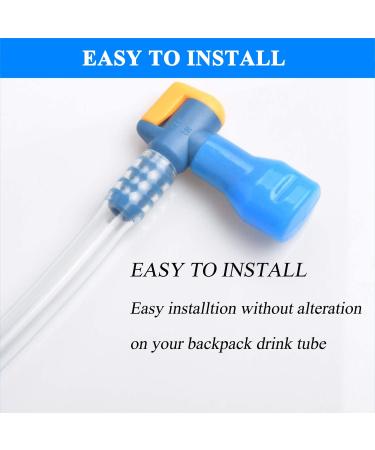 TXSN Hydration Bladder Bite Valve Replacement - Pack of 2 Nozzle Valve with ON-Off Switch - Buy Online on SooperMarket.com