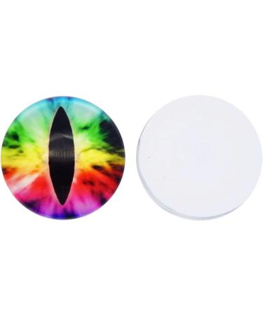 6MM 100PCS Dragon Eyes Glass Cabochon for Clay Doll Making and Jewelry DIY Crafts - Buy Online on SooperMarket.com