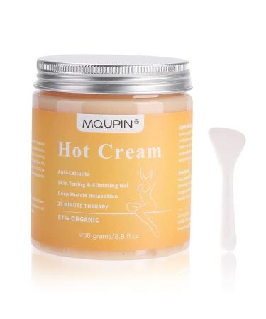 Anti Cellulite Cream 250g Hot Cream Slimming Cream Fat Burning Cream Organic body slimming cream Natural Cellulite Treatment Cream for Tightening Skin Tummy Abdomen Legs Arms Buttocks and Waist