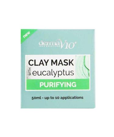 Derma V10 Clay Mask with Eucalyptus Purifying 50ml